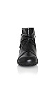 Plus Size Pleated Bootie black