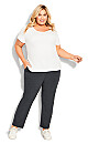 Plus Size Active Pocket Pant Charcoal tall