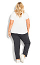 Plus Size Active Pocket Pant Charcoal tall