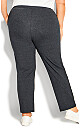 Plus Size Active Pocket Pant Charcoal tall