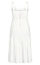 Denim Thrills Maxi Dress - ivory