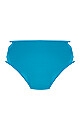 Plus Size Fashion Microfiber Hi Cut Brief - teal