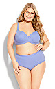 Plus Size Fashion Microfiber Full Brief - lavender