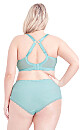 Wire Free Lace Bra - powder blue