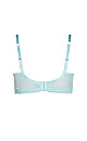 Wire Free Lace Bra - powder blue