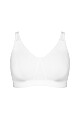 Wire Free Soft Cup Bra - white