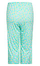 Plus Size Tie Waist Print Sleep Pant - mint 