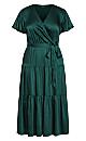 Tiered Sweetness Maxi Dress - emerald