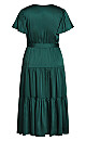 Tiered Sweetness Maxi Dress - emerald