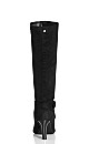 WIDE FIT Tara Knee Boot - black