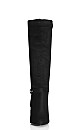 WIDE FIT Tara Knee Boot - black