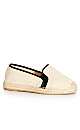 WIDE FIT Slip On Espadrille - neutral