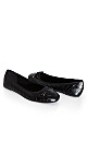 WIDE FIT Weave Ballet Flat - black