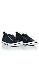 WIDE FIT Lace Up Sneaker - navy