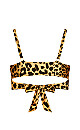 Ibiza Print Bikini Top - animal