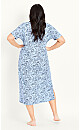 Paisley Sleep Dress - blue