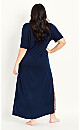 Plain Sleep Dress - navy