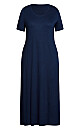 Plain Sleep Dress - navy