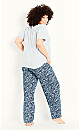 Paisley Sleep Set - blue