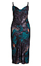 Exotic Surface Dress - teal