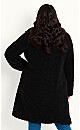 Teddy Coat - black