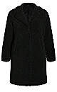 Teddy Coat - black