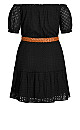 Sicilian Dress - black