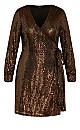 Party Glow Dress - bronze