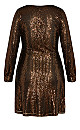 Party Glow Dress - bronze