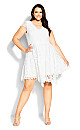 Wild Lace Dress - ivory