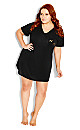 Nightie Tee - black