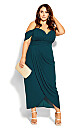 Entwine Maxi Dress - emerald