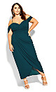 Entwine Maxi Dress - emerald