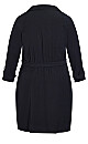 Plus Size Sara Duster Jacket - black