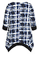 Cailyn Print Tunic - navy