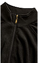 Polar Fleece Zip Jacket - black