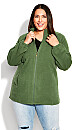 Polar Fleece Zip Jacket - green