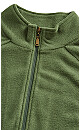 Polar Fleece Zip Jacket - green