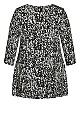 Plus Size Cape Cod Print Tunic - mono