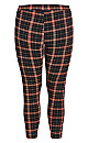 Vibin' Print Legging - red check