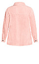 Plus Size Shaylee Corduroy Jacket - blush