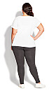 Plus Size Pima High Rise Legging Charcoal - tall