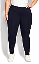 Plus Size Pima High Rise Legging - navy