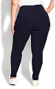 Plus Size Pima High Rise Legging - navy