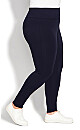 Plus Size Pima High Rise Legging - navy