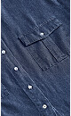 Denim Charm Shirt - dark denim