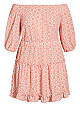 Soft Shadow Dress - pink