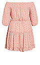 Soft Shadow Dress - pink