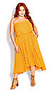 Goddess Dress - mustard