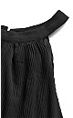 Pleated Crush Top - black